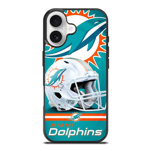 NFL MIAMI DOLPHINS HELMET LOGO iPhone 17 Case