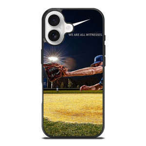 NIKE LOGO WE ARE ALL WITNESSES BASEBALL iPhone 17 Case