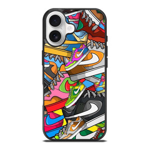 NIKE SHOES ART COLLAGE iPhone 17 Case