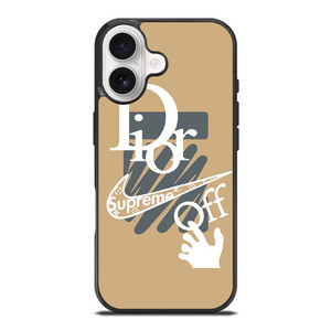 OFF WHITE DIOR SUPREME LOGO iPhone 17 Case OFF WHITE DIOR SUPREME LOGO iPhone 17 Case