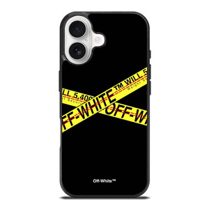 OFF WHITE LOGO POLICE LINE iPhone 17 Case