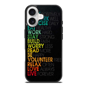 QUOTE INSPIRATIONAL THINK POSITIVELY iPhone 17 Case QUOTE INSPIRATIONAL THINK POSITIVELY iPhone 17 Case