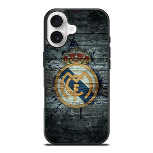 REAL MADRID WOODEN LOGO iPhone 17 Case