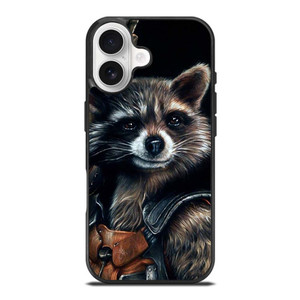 ROCKET RACCOON GUARDIAN OF GALAXY ART iPhone 17 Case