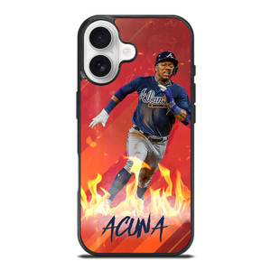 RONALD ACUNA JR ATLANTA BRAVES BASEBALL MLB iPhone 17 Case RONALD ACUNA JR ATLANTA BRAVES BASEBALL MLB iPhone 17 Case