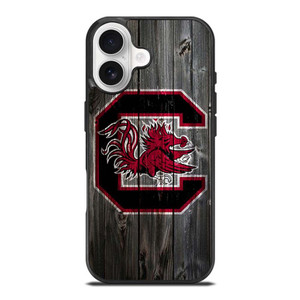 SOUTH CAROLINA GAMECOCKS WOODEN LOGO iPhone 17 Case SOUTH CAROLINA GAMECOCKS WOODEN LOGO iPhone 17 Case