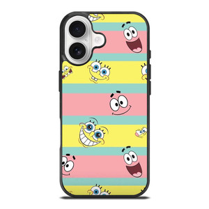 SPONGEBOB PATRICK CUTE STRIPE iPhone 17 Case