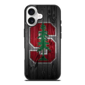 STANFORD CARDINAL WOODEN LOGO iPhone 17 Case