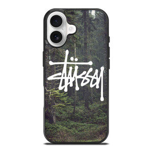 STUSSY SPOOKY FOREST LOGO iPhone 17 Case