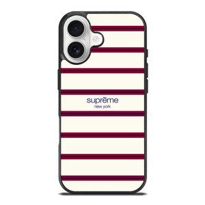 SUPREME NEW YORK RED STRIPE iPhone 17 Case SUPREME NEW YORK RED STRIPE iPhone 17 Case
