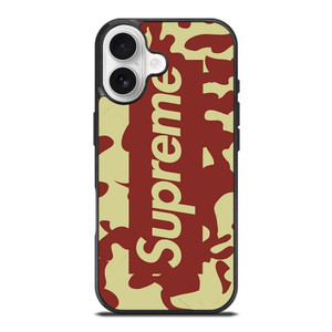 SUPREME RED CREAM LOGO iPhone 17 Case SUPREME RED CREAM LOGO iPhone 17 Case