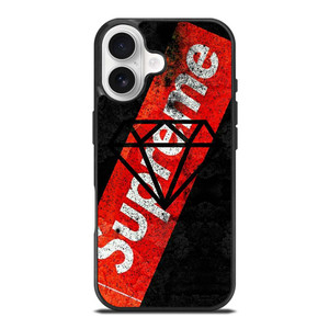 SUPREME X DIAMOND SUPPLY CO BLACK iPhone 17 Case