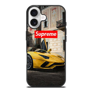 SUPREME YELLOW LAMBORGINI (2) iPhone 17 Case