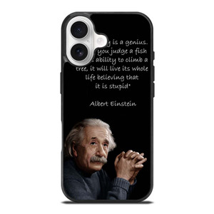 THE GENIUS ALBERT EINSTEIN QUOTE iPhone 17 Case THE GENIUS ALBERT EINSTEIN QUOTE iPhone 17 Case