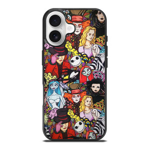 TIM BURTON CHARACTERS iPhone 17 Case
