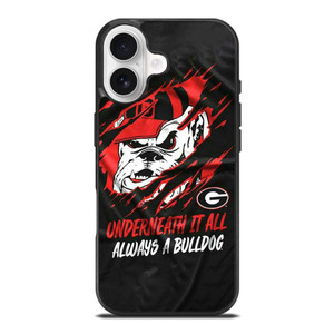 UGA GEORGIA BULLDOGS UNDERNEATH IT ALL iPhone 17 Case UGA GEORGIA BULLDOGS UNDERNEATH IT ALL iPhone 17 Case