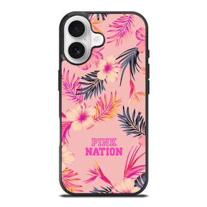 VICTORIA SECRET PINK NATION FLORAL BG iPhone 17 Case