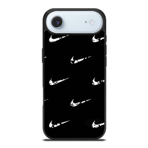 BLACK NIKE LOGO PATTERN iPhone Air Case