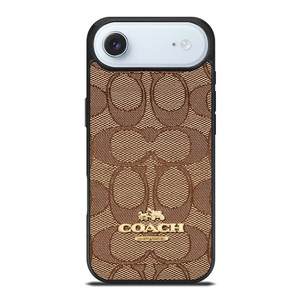 COACH NEW YORK PATTERN BROWN iPhone Air Case