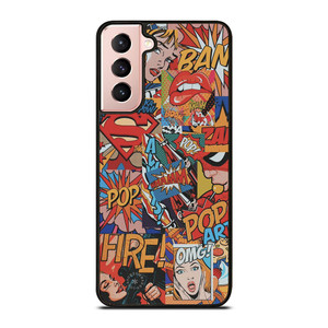 SUPERMAN POP ART COMIC Samsung Galaxy S21 Case