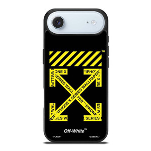 OFF WHITE LOGO YELLOW STRIPE iPhone Air Case