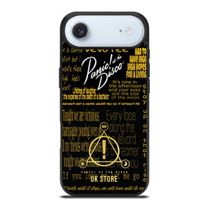 PANIC AT THE DISCO LOGO GOLD iPhone Air Case