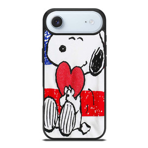 SNOOPY HEARTS AMERICA GIRLS PEANUTS iPhone Air Case SNOOPY HEARTS AMERICA GIRLS PEANUTS iPhone Air Case
