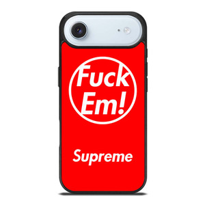SUPREME FUCK EM RED iPhone Air Case SUPREME FUCK EM RED iPhone Air Case