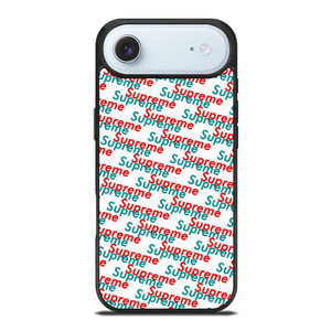 SUPREME RED BLUE PATTERN iPhone Air Case SUPREME RED BLUE PATTERN iPhone Air Case