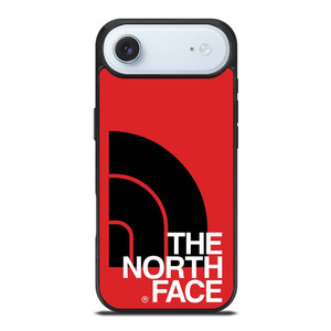 THE NORTH FACE LOGO BLACK RED iPhone Air Case