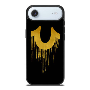 TRUE RELIGION GOLD BLACK LOGO iPhone Air Case