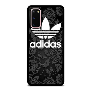 ADIDAS LOGO BLACK FLORAL Samsung Galaxy S20 Case