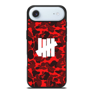UNDEFEATED BAPE CAMO RED iPhone Air Case
