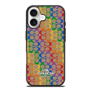 COACH NEW YORK RAINBOW PATTERN ICON iPhone 17 Case
