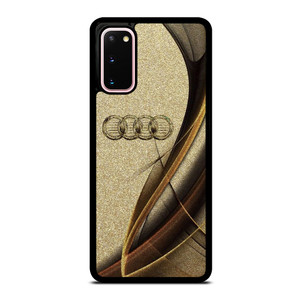 AUDI LOGO ELEGAN GOLD TEXTURE Samsung Galaxy S20 Case AUDI LOGO ELEGAN GOLD TEXTURE Samsung Galaxy S20 Case