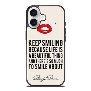 MARYLIN MONROE QUOTES iPhone 17 Case