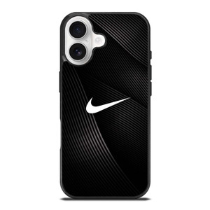 NIKE LOGO BLACK ABSTRACT LINE iPhone 17 Case