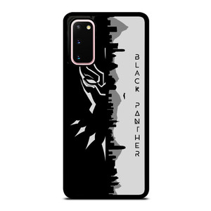 BLACK PANTHER BLACK WHITE FAN ART Samsung Galaxy S20 Case BLACK PANTHER BLACK WHITE FAN ART Samsung Galaxy S20 Case