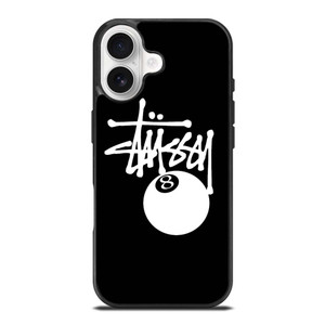 STUSSY BLACK LOGO iPhone 17 Case