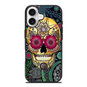 SUGAR SKULL TATTOO FLOWER iPhone 17 Case
