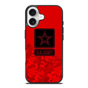US ARMY LOGO RED iPhone 17 Case