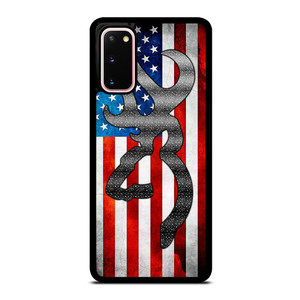 BROWNING CAMO AMERICAN FLAG Samsung Galaxy S20 Case BROWNING CAMO AMERICAN FLAG Samsung Galaxy S20 Case