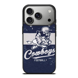 DALLAS COWBOYS LOGO FOOTBALL MASCOT iPhone 17 Pro Case