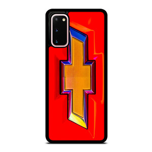 CHEVROLET GLOWING RED LOGO Samsung Galaxy S20 Case CHEVROLET GLOWING RED LOGO Samsung Galaxy S20 Case