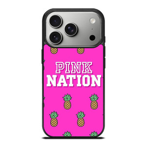 PINK NATION VICTORIA'S SECRET LOGO PINEAPPLE iPhone 17 Pro Case