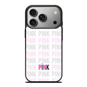 PINK VICTORIA'S SECRET LOGO iPhone 17 Pro Case