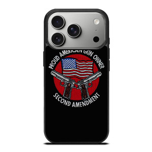 SECOND AMENDEMENT AMERICAN GUN iPhone 17 Pro Case