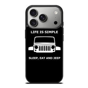 SLEEP EAT AND JEEP iPhone 17 Pro Case