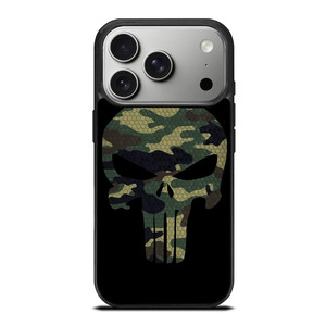THE PUNISHER LOGO CAMO iPhone 17 Pro Case