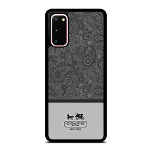 COACH NEW YORK GREY BATIK Samsung Galaxy S20 Case COACH NEW YORK GREY BATIK Samsung Galaxy S20 Case